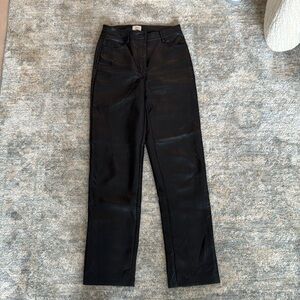 Aritzia leather Melina pant